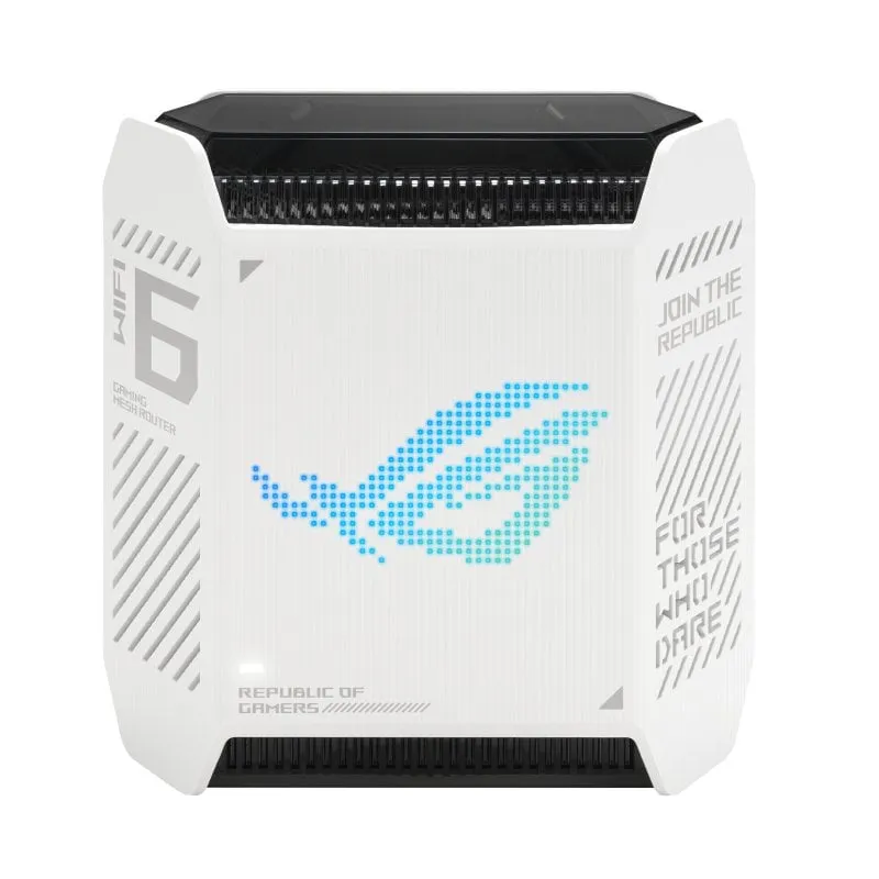 ASUS ROG Rapture GT6 Tri-band (2,4 GHz/5 GHz/5 GHz) Wi-Fi 6 (802.11ax) Bianco 4 Interno - immagine 1