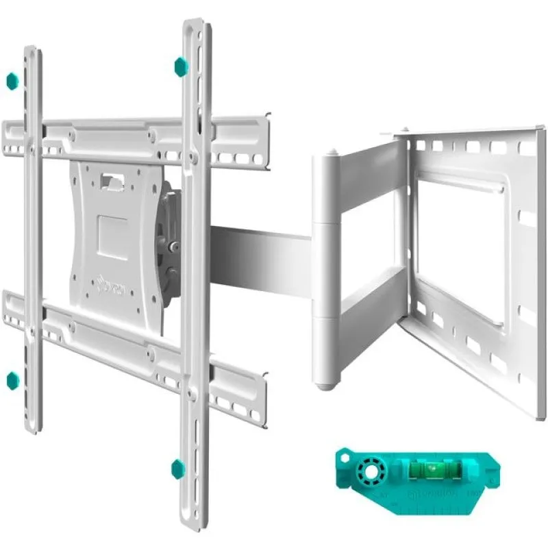 Onkron M7L-W Supporto TV da parete 40"-75", extra lungo 71 cm, massimo 68,2 kg, bianco - immagine 1