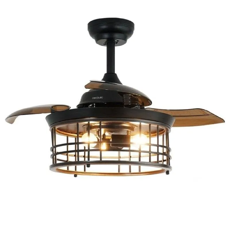 Ventilatore da soffitto Cecotec EnergySilence Aero 3600 Invisible Metallic Style 25W nero LED - immagine 1