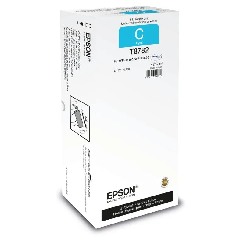 Unità di alimentazione inchiostro Epson T8782 ciano XXL - immagine 1