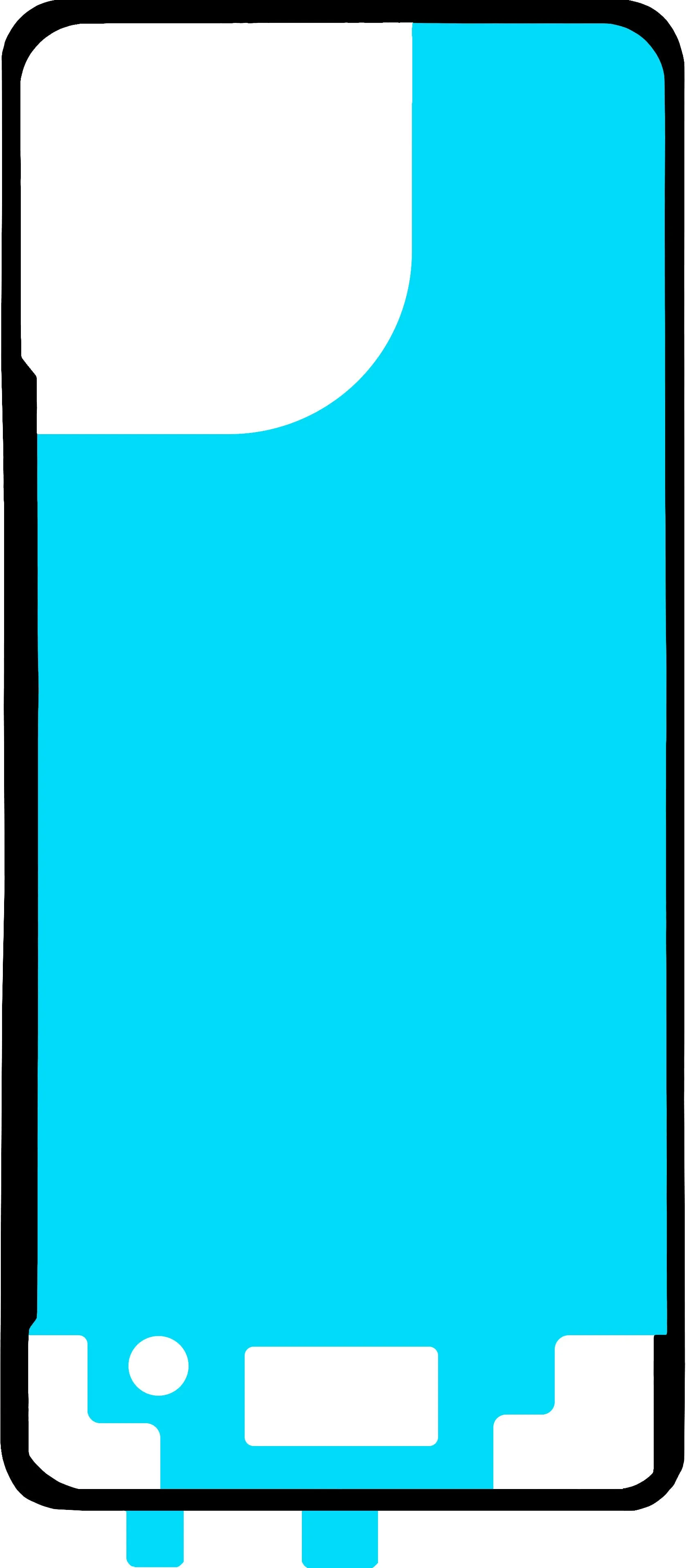 Adesivo Copri Batteria Xiaomi Poco X7 Pro - immagine 1