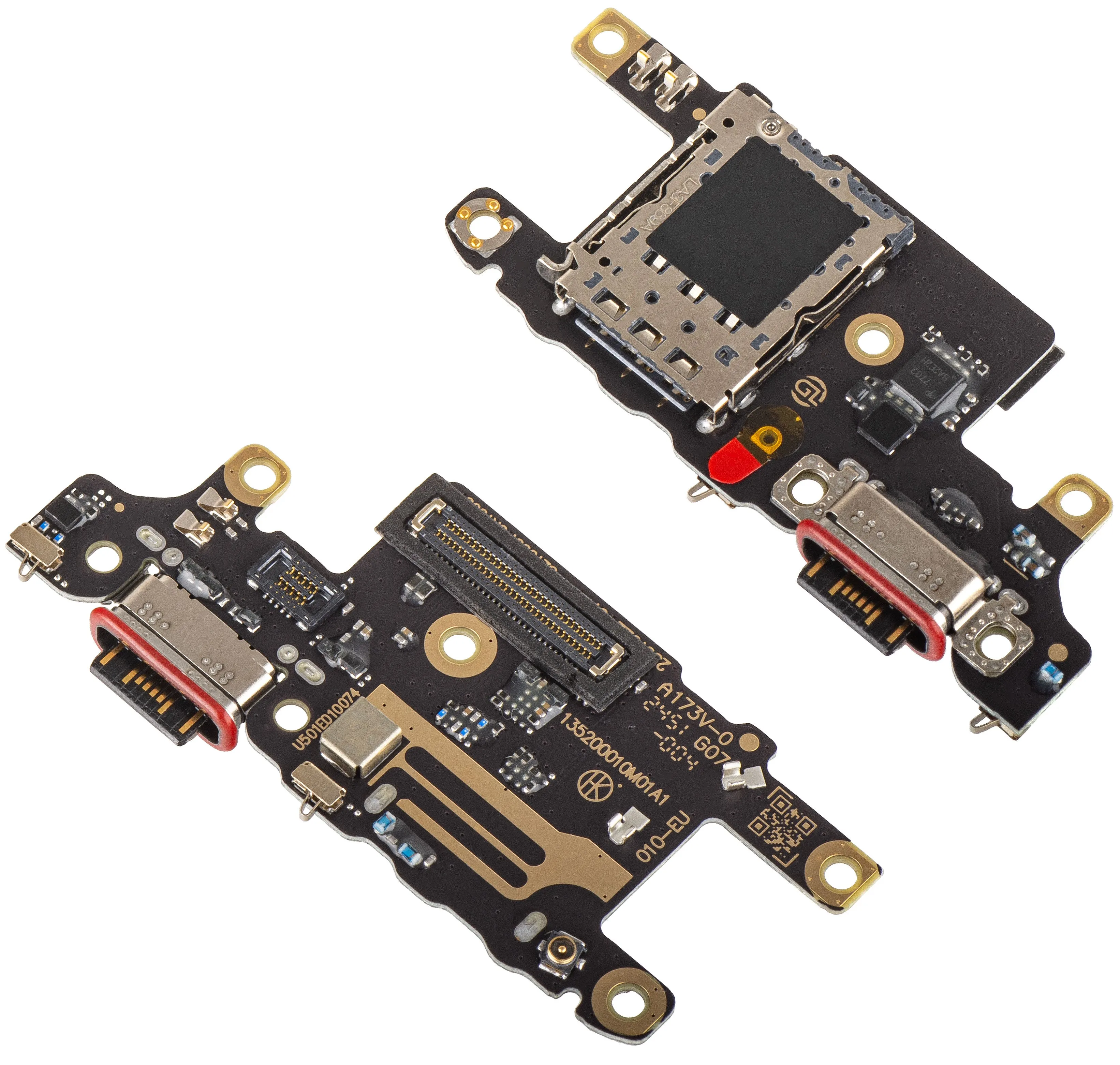 Scheda con Connettore di Ricarica - Microfono - Modulo Lettore SIM Xiaomi Redmi Turbo 4 / Poco X7 Pro - immagine 1