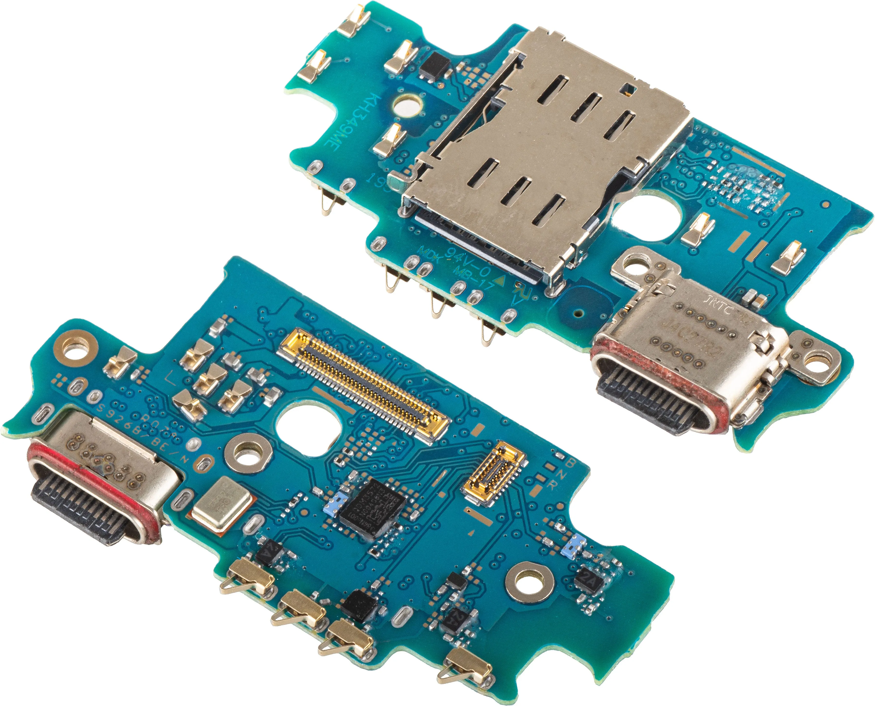 Scheda con Connettore di Ricarica - Microfono - Modulo Lettore SIM Samsung Galaxy S24+ S926 - immagine 1