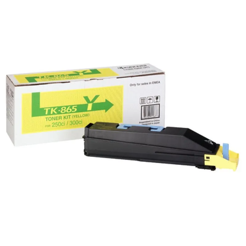 Cartuccia toner KYOCERA TK-865Y 1 pezzo(i) Originale Giallo - immagine 1