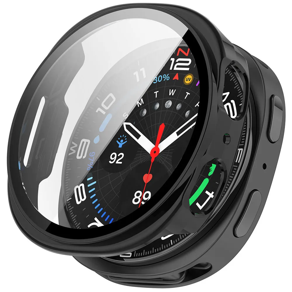 Custodia Techsuit Defense360 Pro per Samsung Galaxy Watch9 / Watch8 44mm, Nera - immagine 1