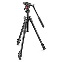 Treppiede con Testa 4 Kg BEFREE Kit 290 Light con Testa Fluida Video Mvh400Ah Black MK290LTA3 V - immagine 1
