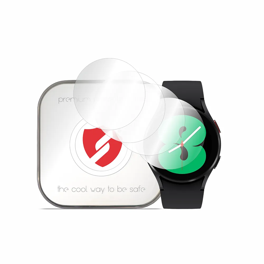 Pellicola Protettiva Smart Protection Premium Classic per Samsung Galaxy Watch4 40mm, Set da 4 pezzi, Plastica - immagine 1