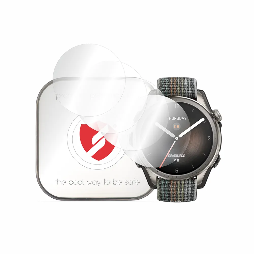 Pellicola Protettiva Smart Protection Premium Classic per Amazfit Balance, Set da 4 pezzi, Plastica - immagine 1