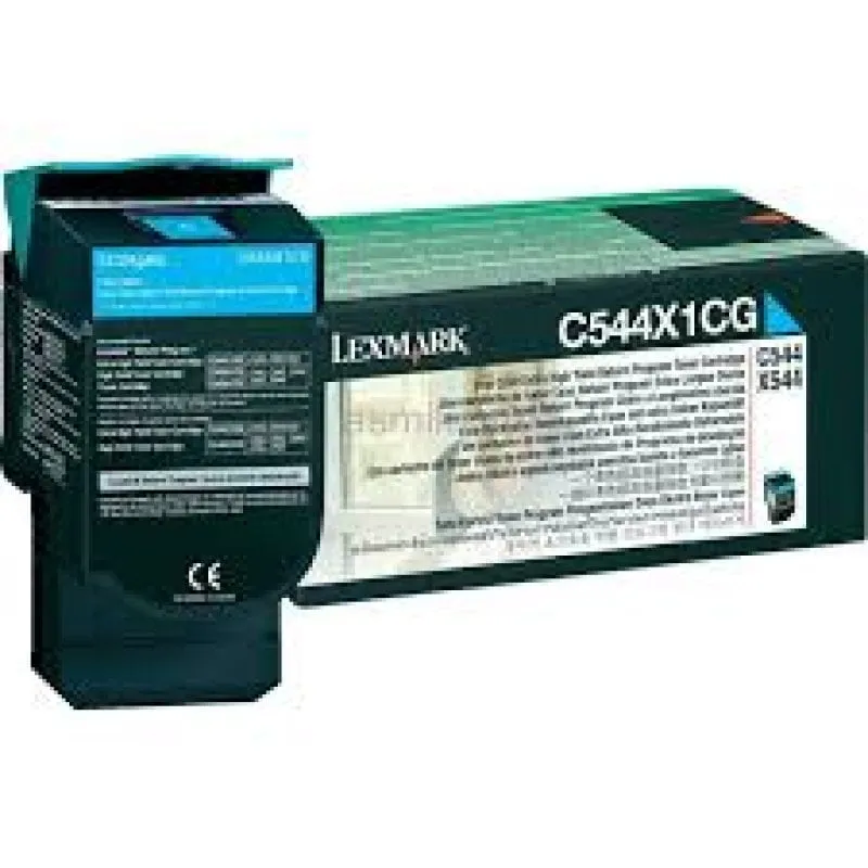 Cartuccia toner ciano a rendere ad altissima resa Lexmark C544/546, X544/546 (4K) - immagine 1