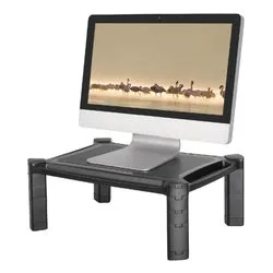 Supporto monitor TV scrivania ( 10 Kg ) Rialzo da scrivania Black NSMONITOR20 - immagine 1