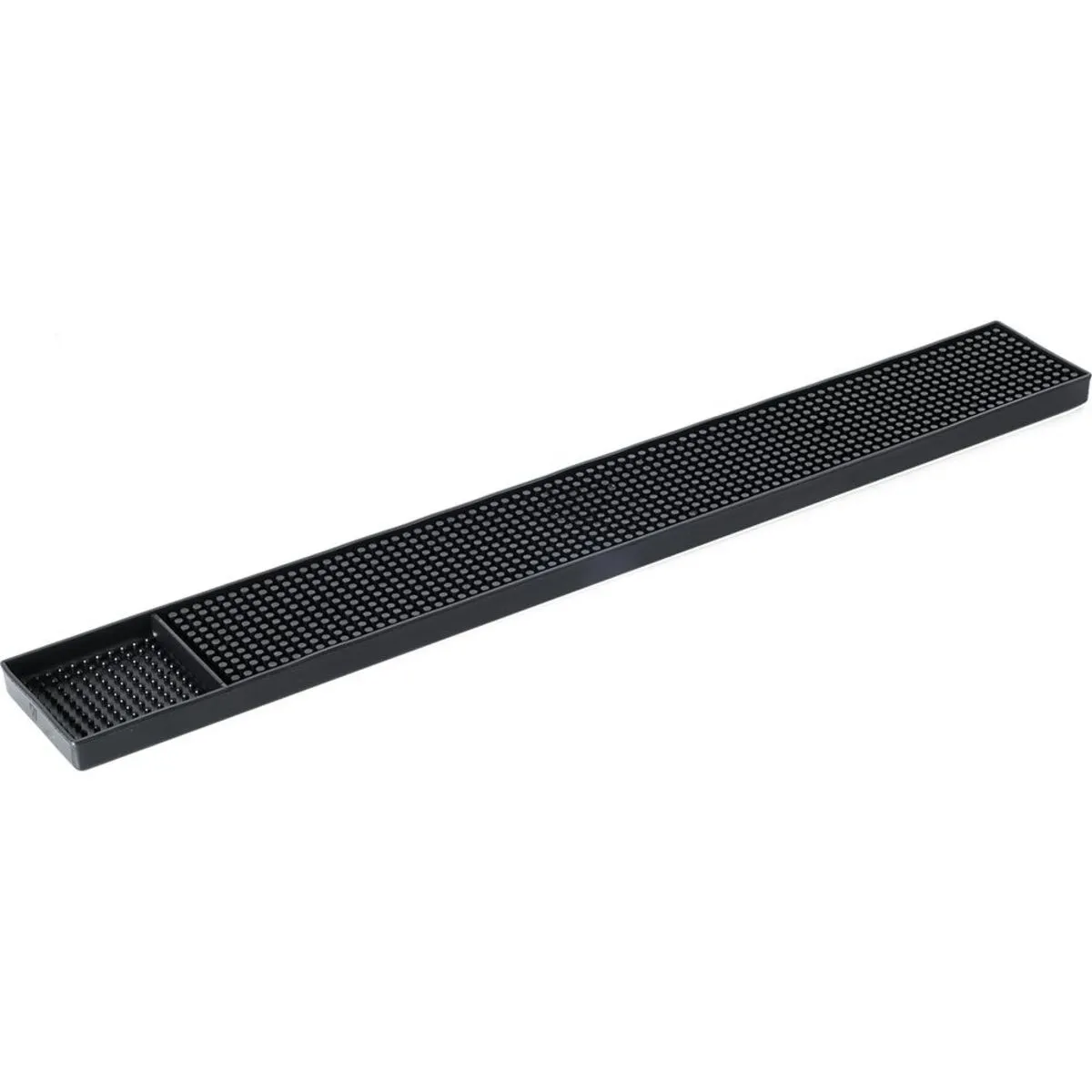 Stalgast Tappetino da bar, 45 x 30 x 1 cm (LxPxA); 8x59x1.6 cm (LxLxH); nero - immagine 1