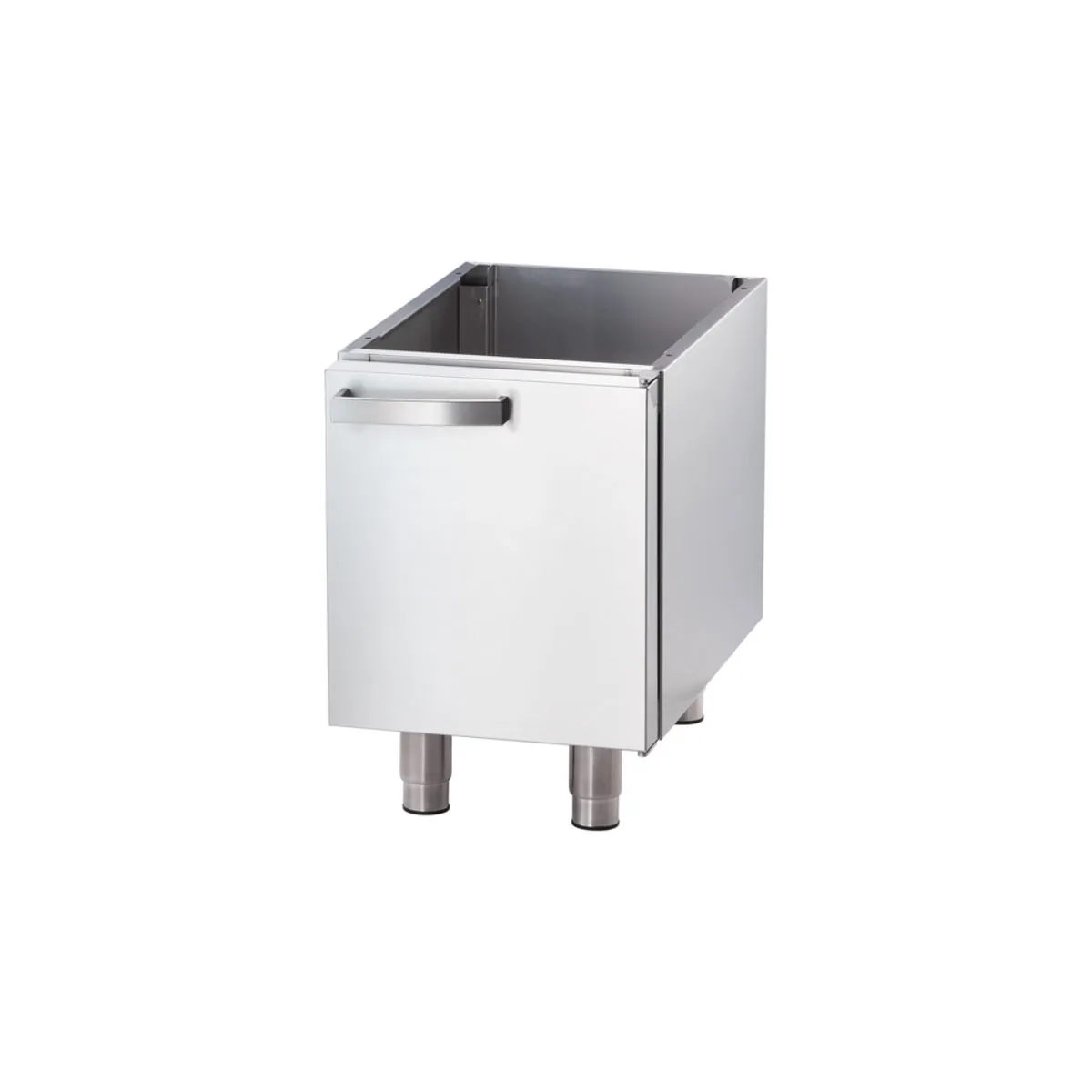 Stalgast Base chiusa, con porte a battente 400 mm Serie 700 ND; 40x60x64 cm (LxHxP); argento - immagine 1