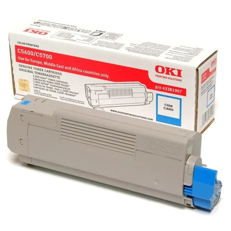 OKI 43381907 cartuccia toner 1 pz. Originale Ciano - immagine 1