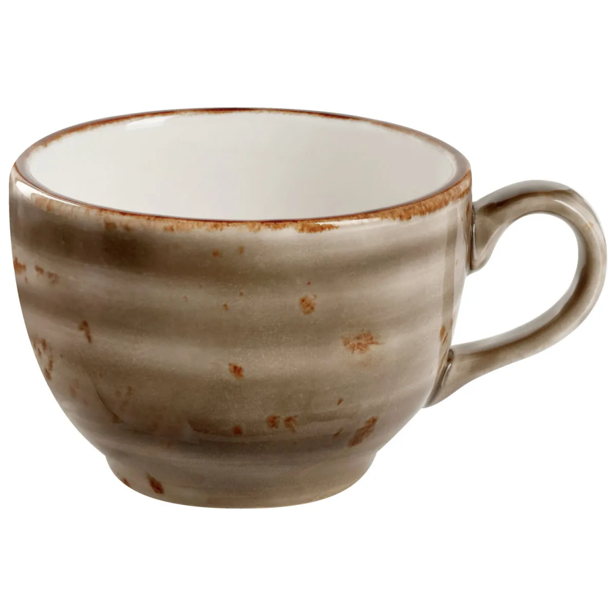 6x VEGA Tazza cappuccino Nebro; 220 ml, 8.7x6.5 cm (ØxH); grigio; 6 pz. / Pacco - immagine 1