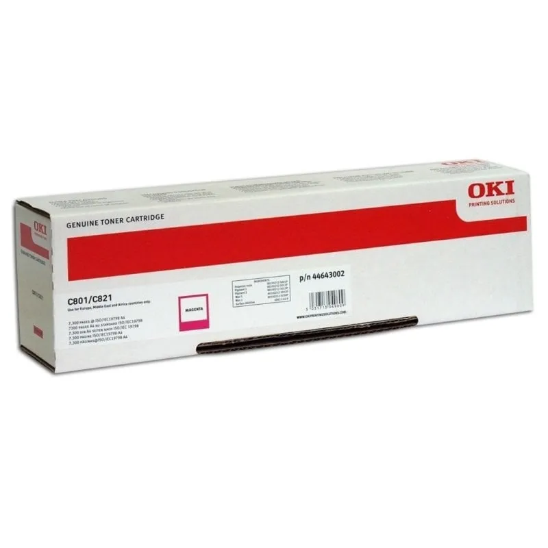 OKI 44643002 cartuccia toner 1 pz. Originale Magenta - immagine 1