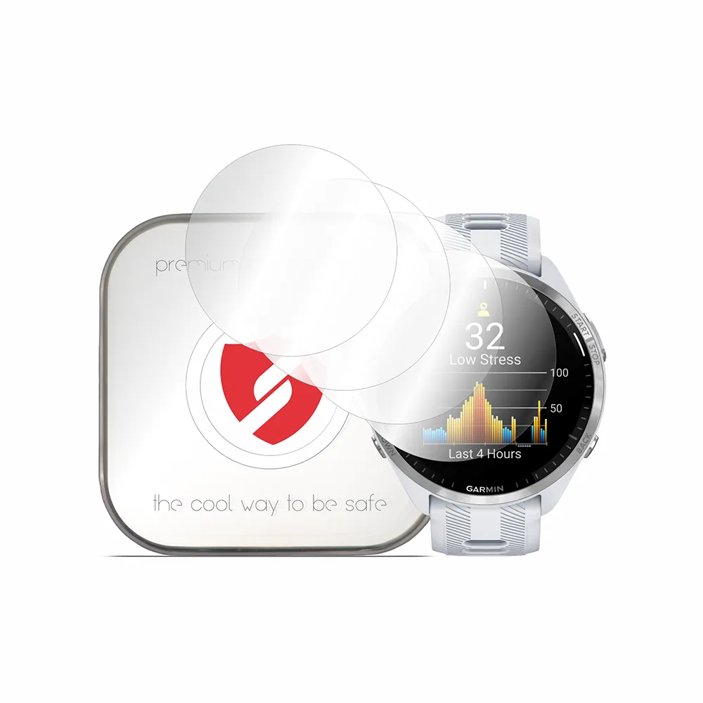 Pellicola Protettiva Smart Protection Premium Classic per Garmin Forerunner 965, Set da 4 pezzi, Plastica - immagine 1