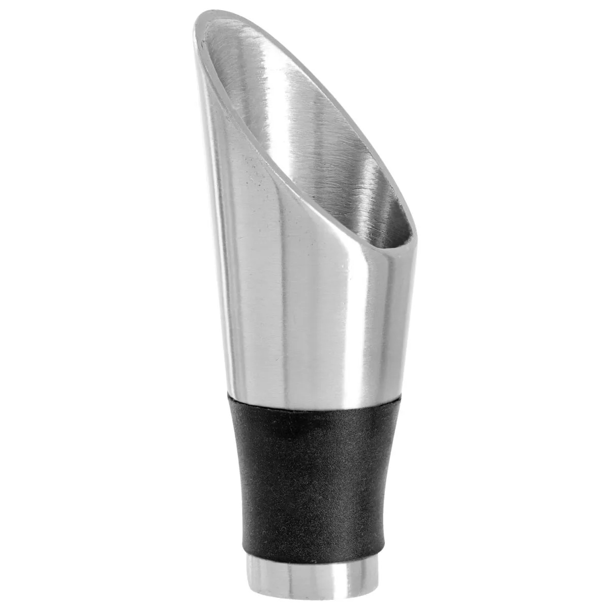 VEGA Tappo versatore vino Adaline; 6.7 cm (H); nero/argento - immagine 1