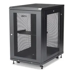 Armadio rack 18U su Ruote Black RK1833BKM - immagine 1