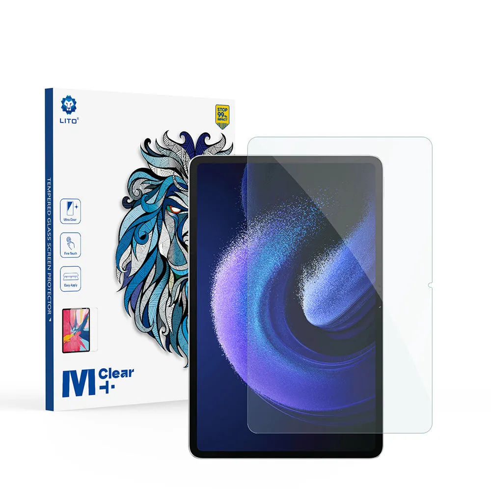 Pellicola protettiva per schermo Lito Classic per Xiaomi Pad 6 / 6 Pro, Vetro Temperato, Full Glue, 2.5D - immagine 1