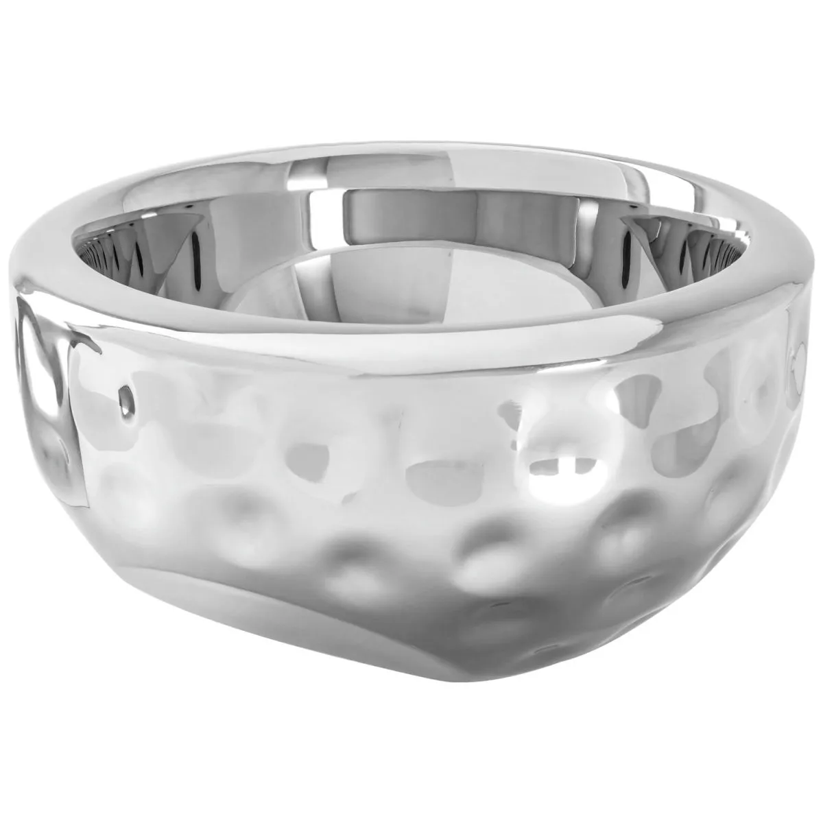 VEGA Cestino porta pane e frutta Trebbia; 2500 ml, 25x13.5 cm (ØxH); argento; rotonda - immagine 1