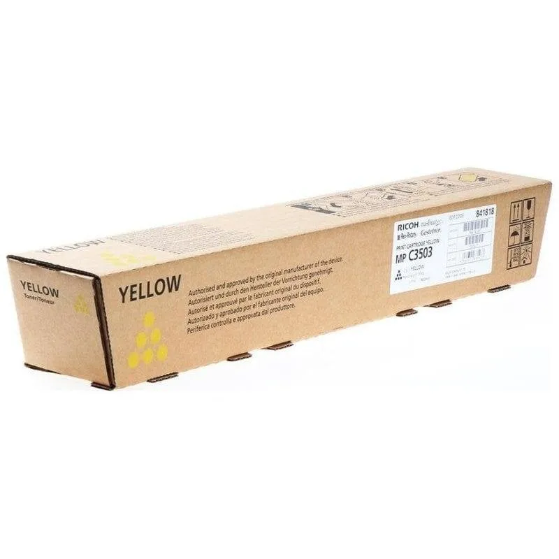 Cartuccia Toner Ricoh 841818 Giallo Originale 1 pezzo - immagine 1