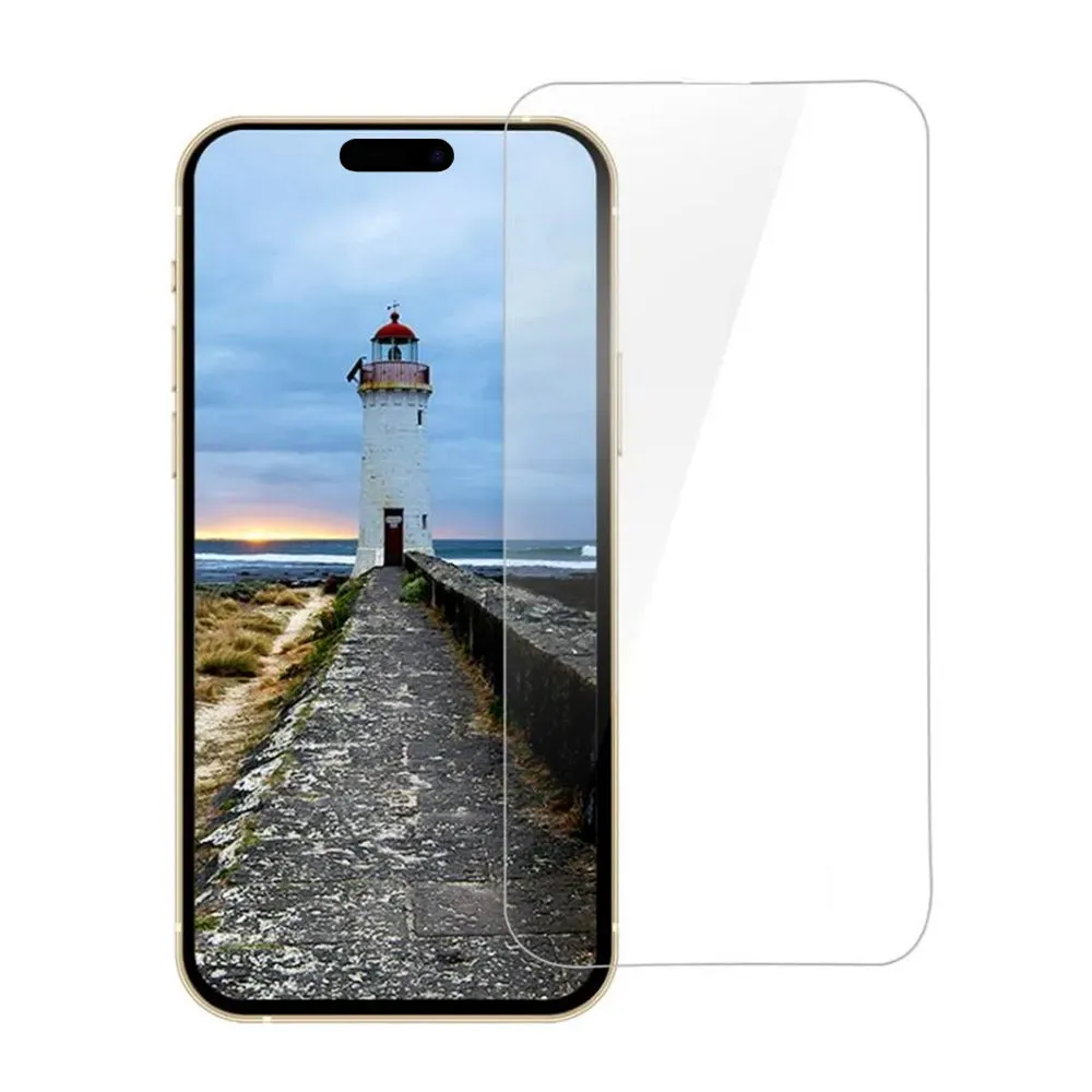 Pellicola protettiva per schermo Anank 1X Rinforzata per Apple iPhone 16 Pro Max, Vetro Temperato, Colla Completa, 3D, Set da 10 pezzi - immagine 1