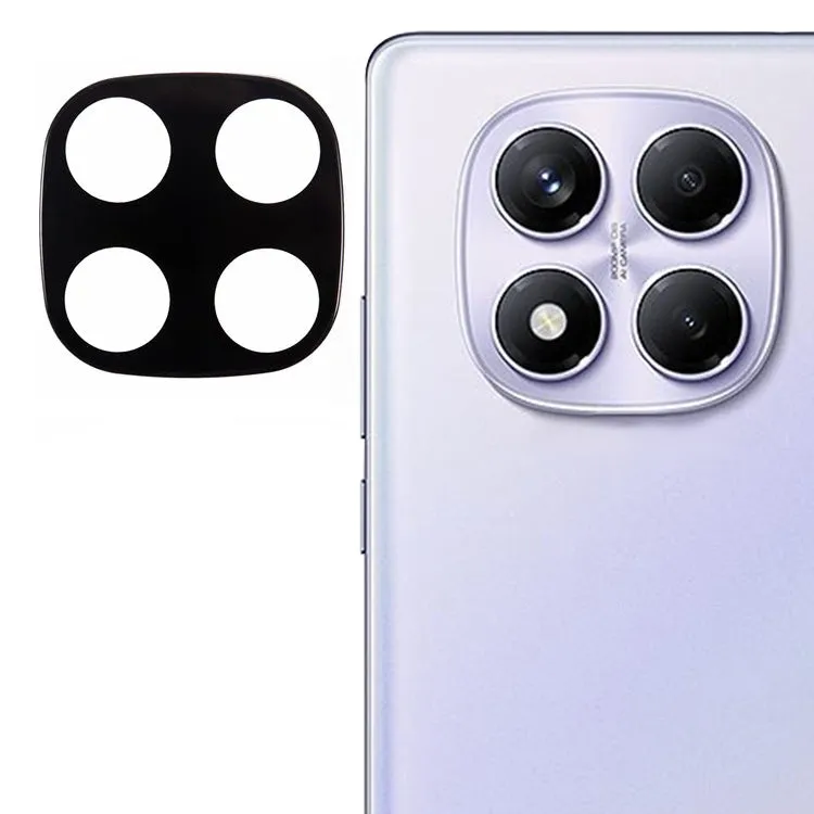 Pellicola protettiva per fotocamera posteriore Techsuit per Xiaomi Redmi Note 14 Pro 4G, vetro temperato, nero - immagine 1