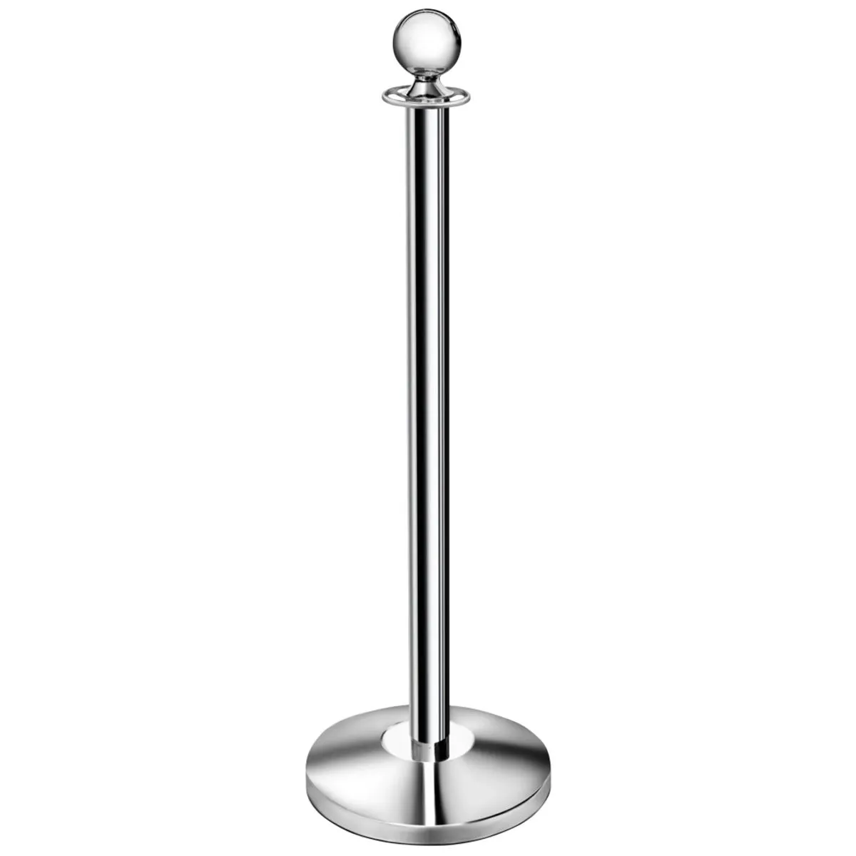 Stalgast Colonnina segnapercorso, diametro base 30 cm, altezza 90 cm; 31x91 cm (ØxH); argento - immagine 1
