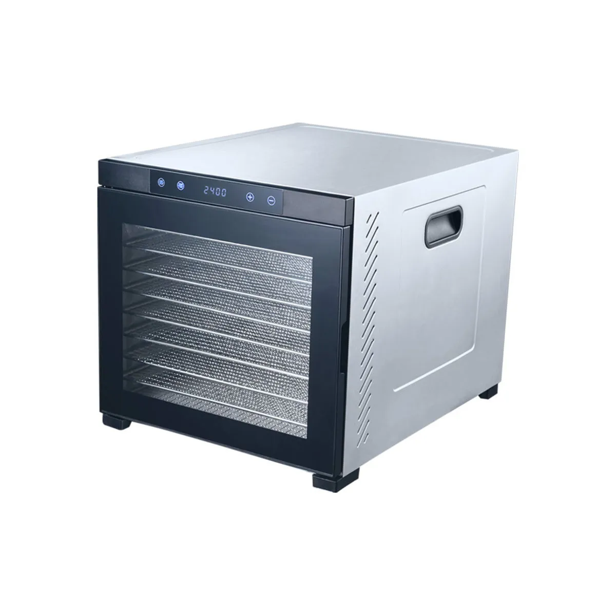 Stalgast Essicatore alimentare a 10 ripiani, potenza 1,1 kW; 43x53.5x42 cm (LxPxH); argento - immagine 1
