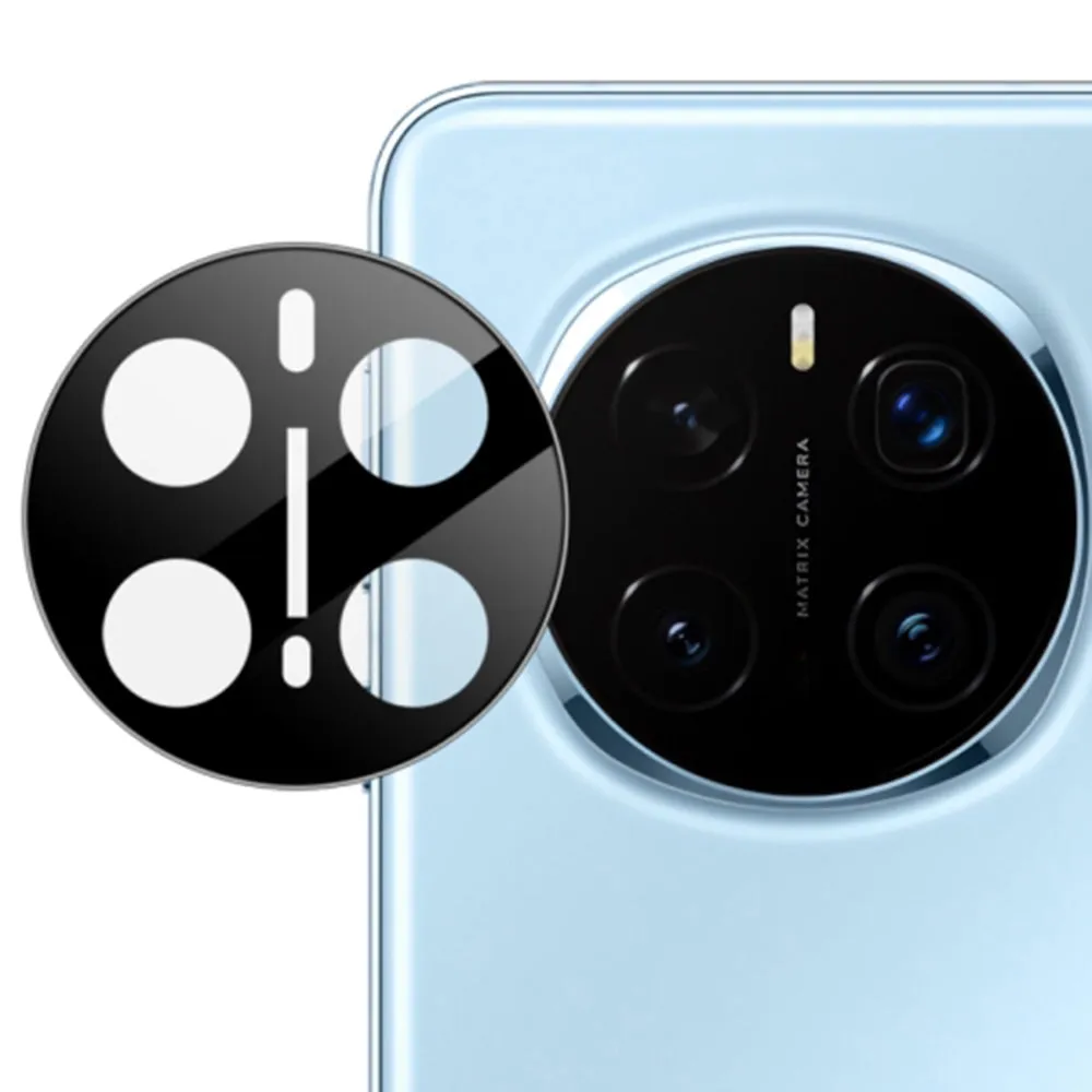 Pellicola protettiva per fotocamera posteriore Techsuit per Honor Magic7 Pro, vetro temperato, nero - immagine 1
