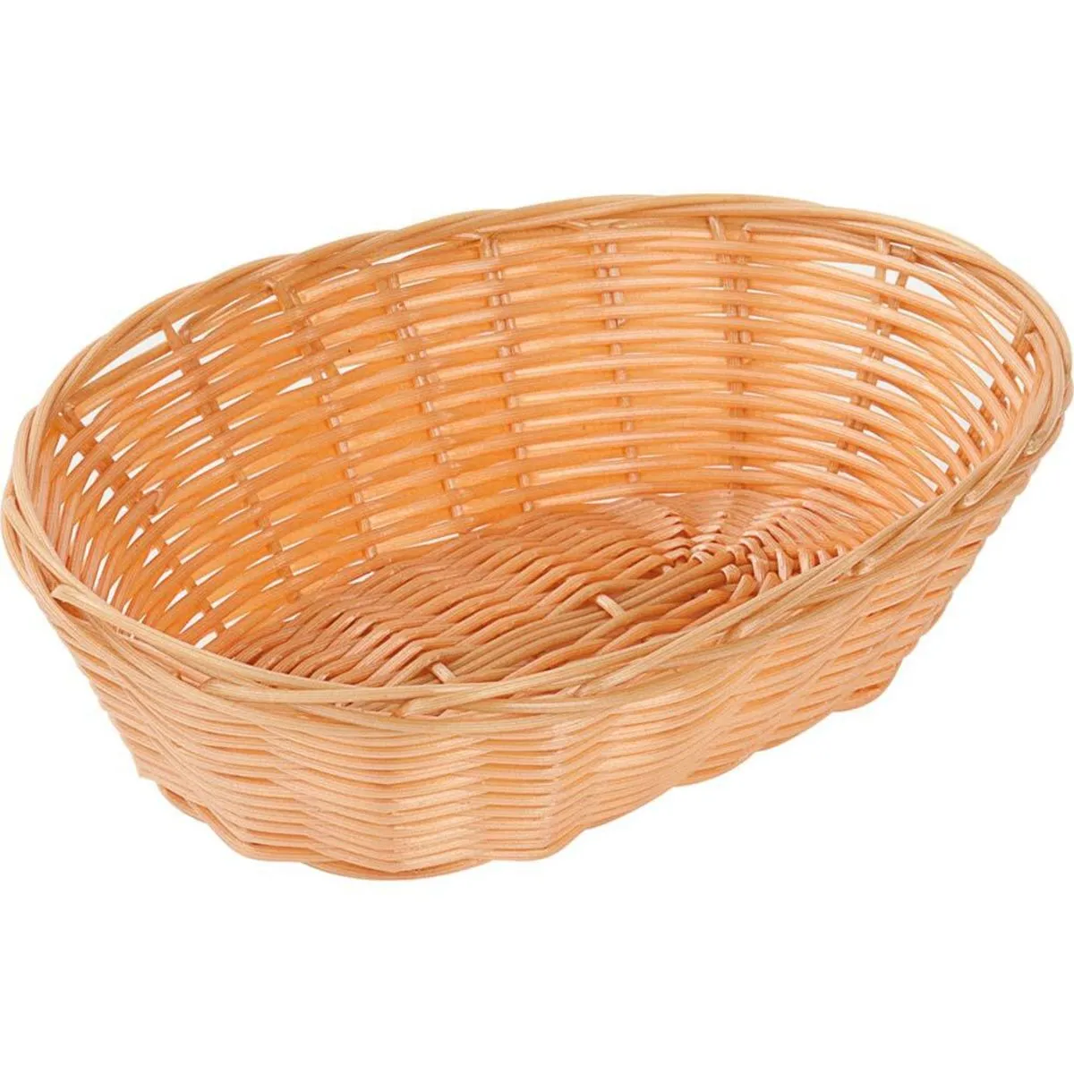 Stalgast Cestino ovale per pane e frutta, polipropilene, 230 x 150 x 65 mm (LxPxA); 15x23x6.5 cm (LxLxH); beige - immagine 1