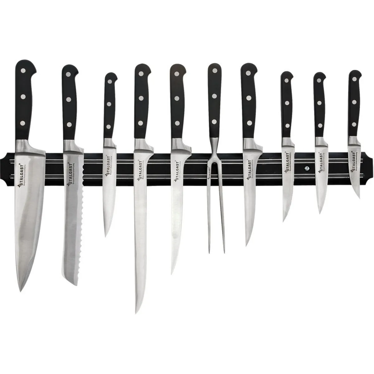 Stalgast Portacoltelli magnetico, lunghezza 33 cm; 55 cm (L); nero - immagine 1