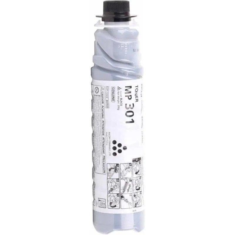 Cartuccia Toner Ricoh MP301E Nero Originale 8000 Pagine - immagine 1