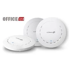 Set access point Ac1300 Wave 2 Dual Band PoE White (3pz) OFFICE 1 2 3 - immagine 1