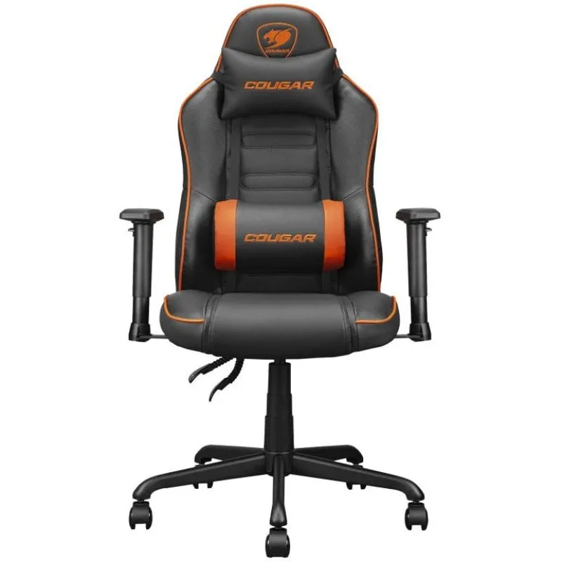 COUGAR Gaming 3MFSLORB.0001 sedia per videogioco Sedia da gaming per PC Seduta imbottita Nero, Arancione - immagine 1