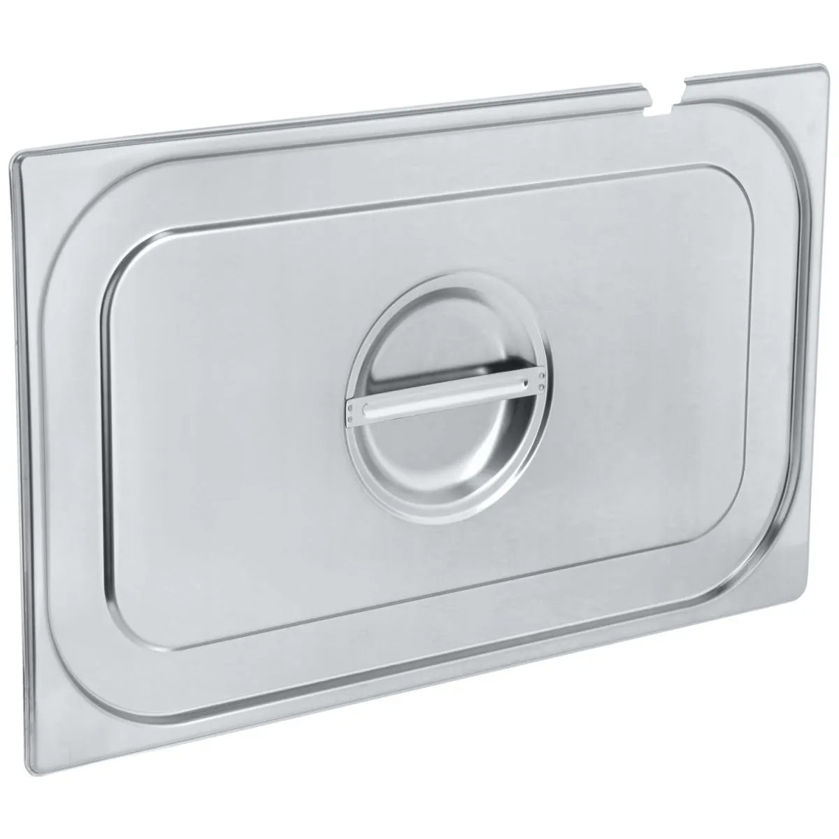 PULSIVA Coperchio gastronorm 1/1 Smart con inserto per cucchiaio; GN 1/1, 53x32.5 cm (LxL); argento - immagine 1