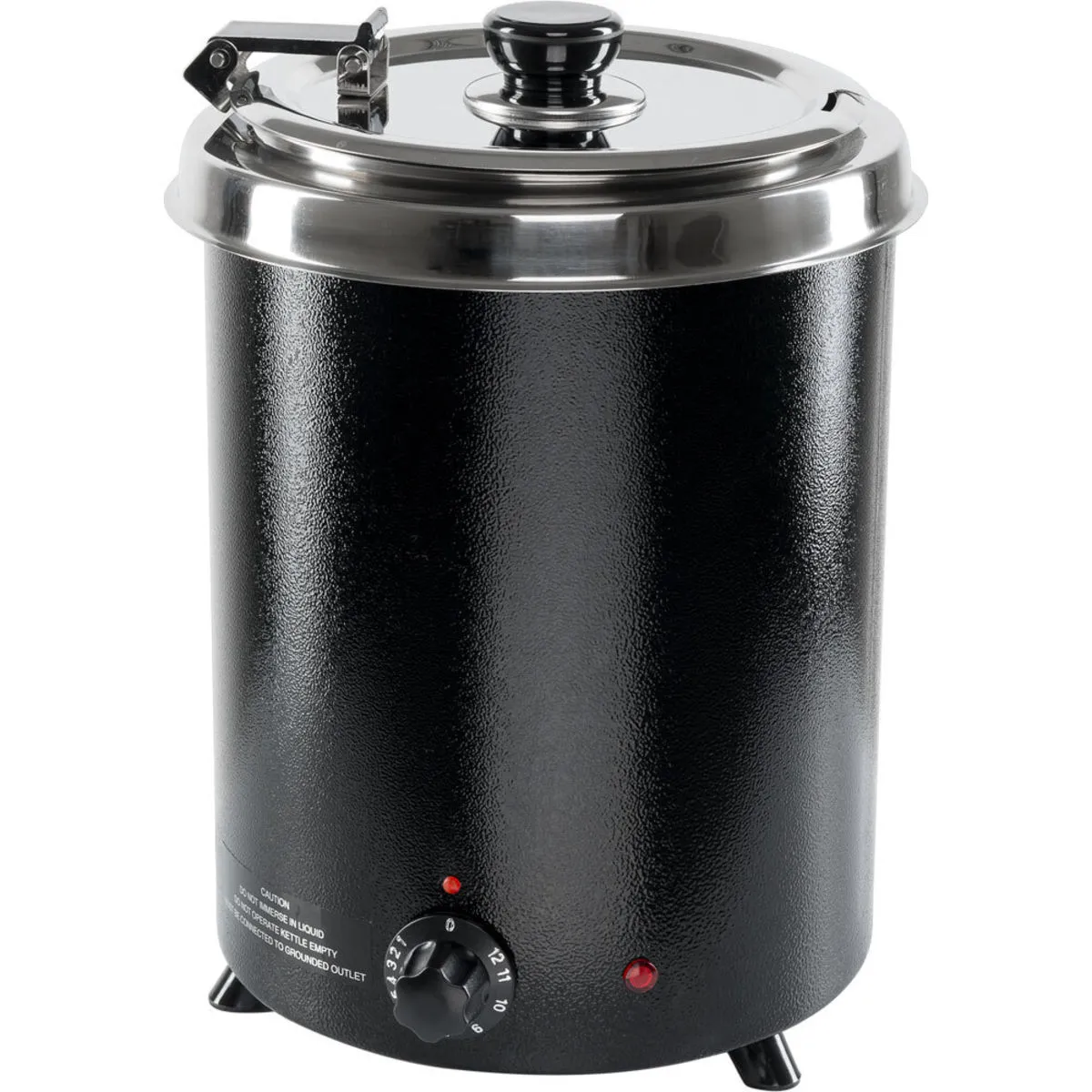Stalgast Pentola elettrica per zuppa, forma diritta, 5,7 litri; 5700 ml, 28x34 cm (LxH); nero - immagine 1