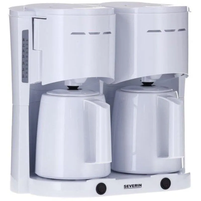 Caffettiera con filtro Duo Severin Ka 9314 con 2 caraffe termiche da 8 tazze ciascuna - immagine 1