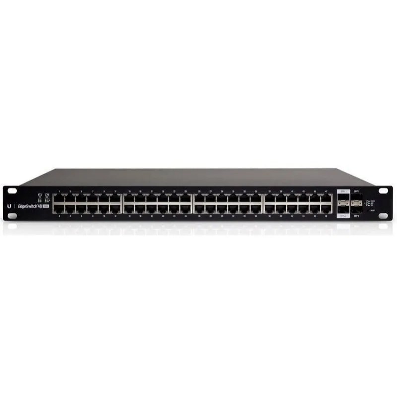 Ubiquiti ES-48-500W switch di rete Gestito L2/L3 Gigabit Ethernet (10/100/1000) Supporto Power over Ethernet (PoE) 1U Nero - immagine 1