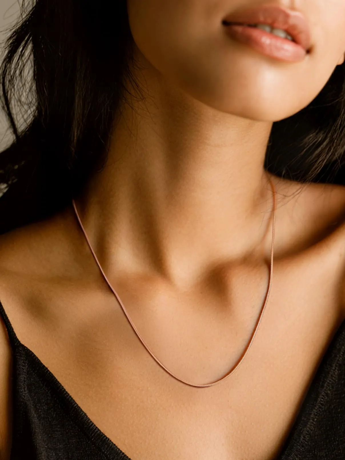 FaithHeart Collana Uomo Donna, Catenina Serpente Tonda,Larga 1mm Lunga 35cm, 316L Acciaio Inossidabile, Impermeabile di Alta Qualità, Gioielli da Regalo - immagine 8