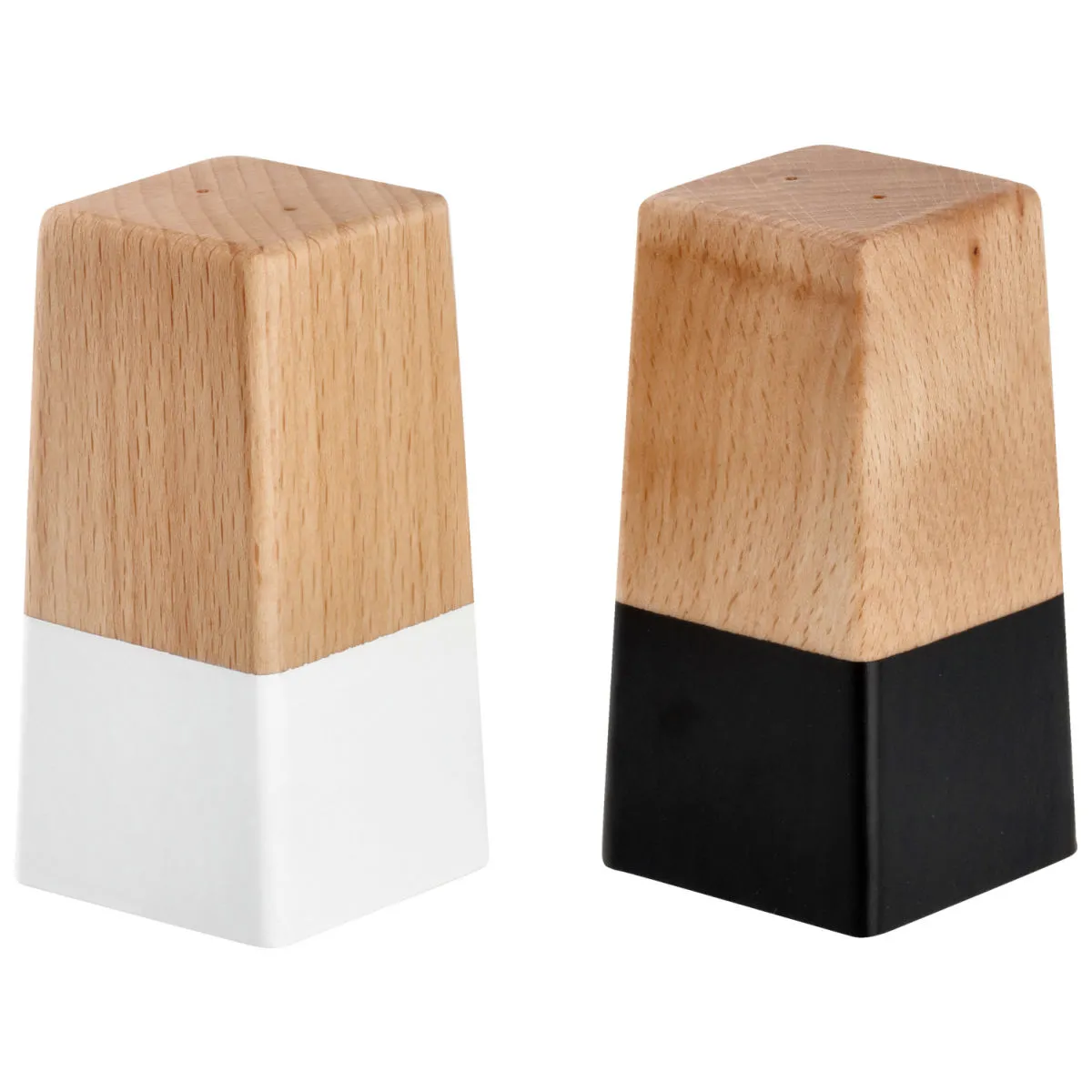 VEGA Set saliera e pepiera Kayu squadrato; 4.5x9x4.5 cm (LxHxP); faggio - immagine 1