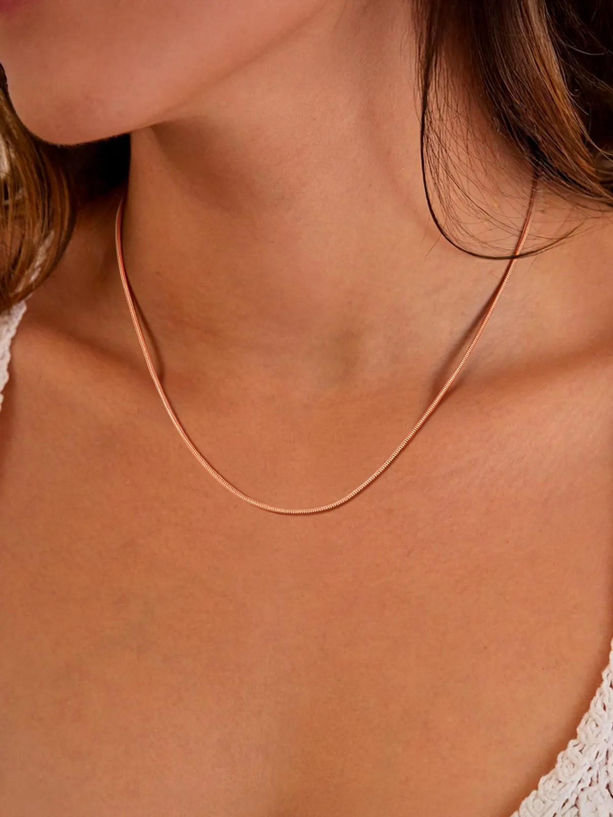 FaithHeart Collana Uomo Donna, Catenina Serpente Tonda,Larga 1,2mm Lunga 70cm, 316L Acciaio Inossidabile, Impermeabile di Alta Qualità, Gioielli da Regalo - immagine 8
