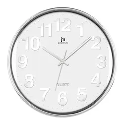 Orologio da parete (35,5cm) JUSTAMINUTE Bianco 00816B - immagine 1