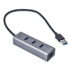 Hub USB 3.0 Grey 4 porte U3HUBMETAL403 - immagine 1