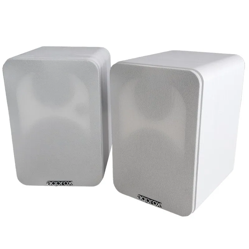 Altoparlanti wireless bianchi Approx Vision APPSPK02WH con 2 supporti a parete - immagine 1
