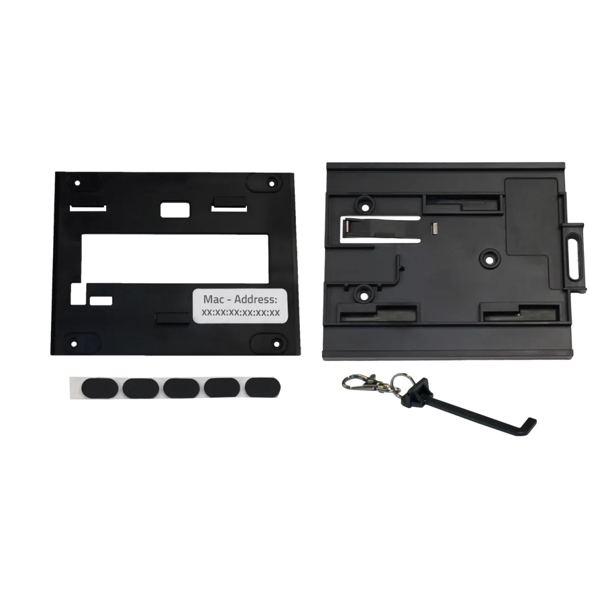 akkut Piastra di sicurezza con chiave per DOUBLESCREEN PEAK; nero - immagine 1