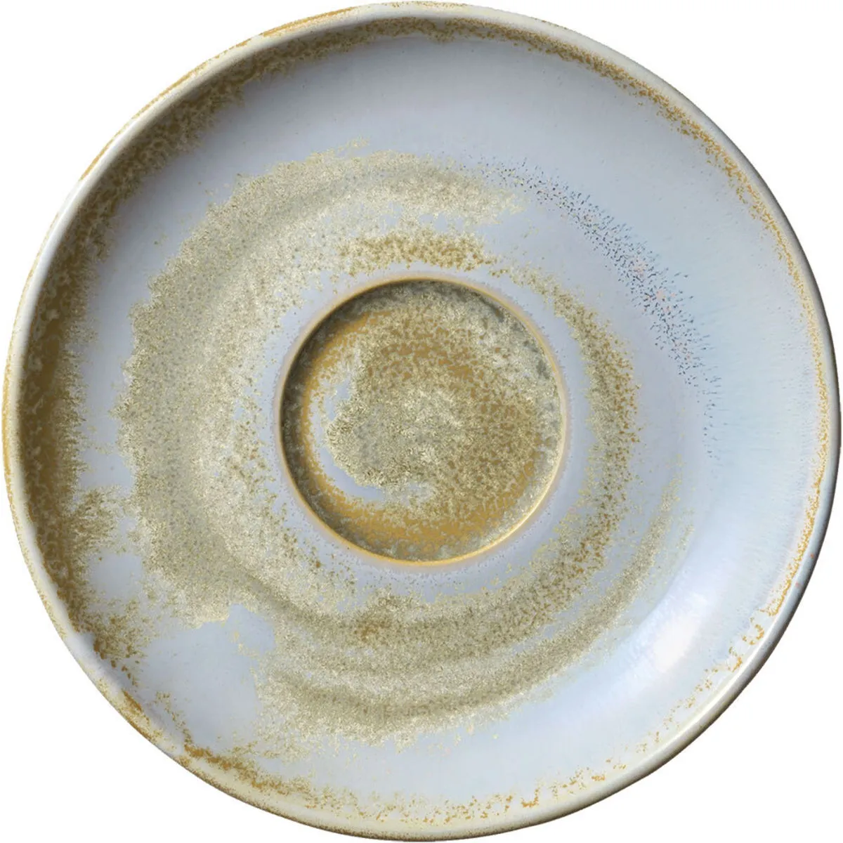 6x HEART&SOUL Piattino sottotazza Perfect Match Breeze; 14x2.2 cm (ØxH); oro/blu chiaro/bianco; rotonda; 6 pz. / Pacco - immagine 1