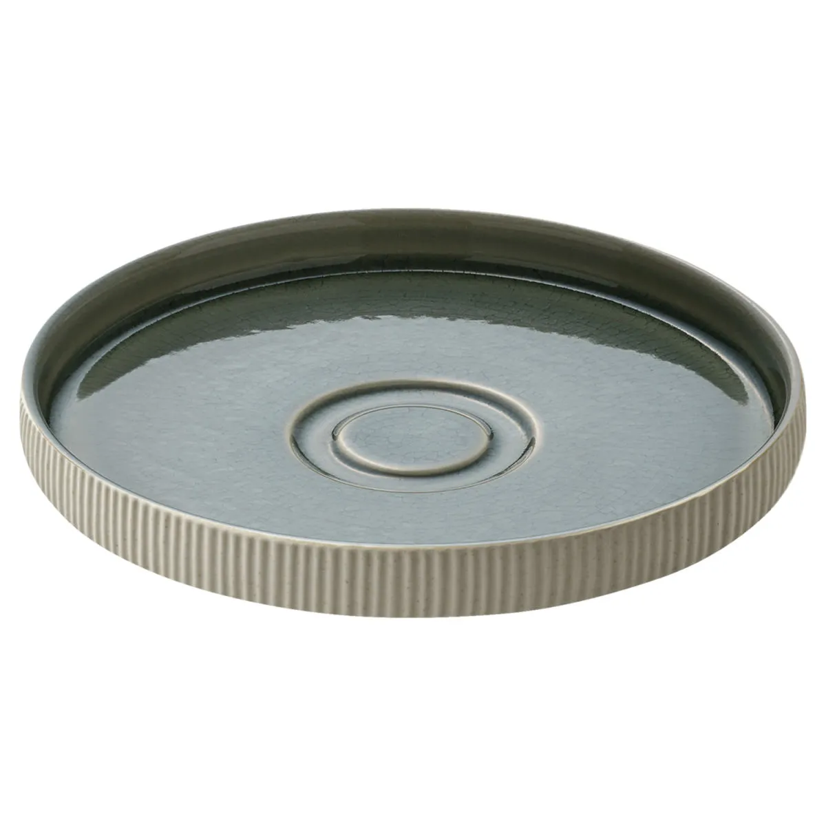 6x Playground Piattino sottotazza Nara Ø 15 cm; 15x2.5 cm (ØxH); grigio; rotonda; 6 pz. / Pacco - immagine 1