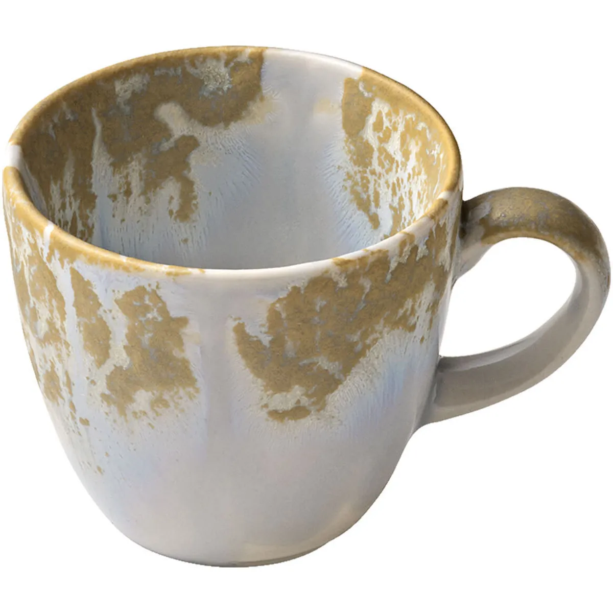 6x HEART&SOUL Tazza Perfect Match Breeze; 80 ml, 6x6 cm (ØxH); oro/blu chiaro/bianco; rotonda; 6 pz. / Pacco - immagine 1