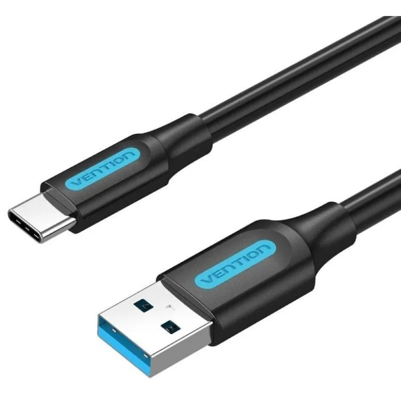 Cavo Vention da USB-C a USB 3.0 maschio/maschio 60 W 1 m Nero - immagine 1